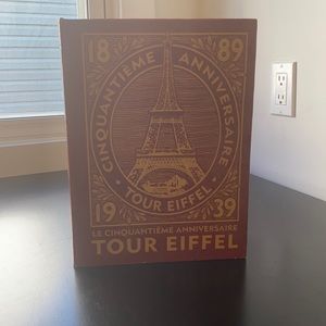 French Eiffel Tower Book Box